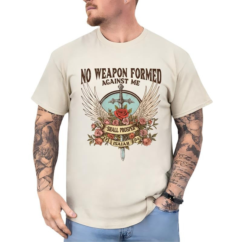 No Weapon Formed Against Me Shall Prosper Christian Shirt Bible Verse Unhinged Religious Godly Religious T-Shirts, Hoodie, Sweatshirt - T-Shirt, Sweatshirt, Hoodie