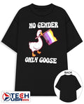 No gender only goose non-binary pride flag shirt Unisex T-shirt, Sweatshirt, Hoodie, Long Sleeve Tee - T-Shirt, Sweatshirt, Hoodie