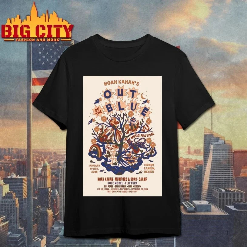Noah Kahan January 8th 11th 2026 Cancun Tour Poster shirt Unisex T-shirt, Sweatshirt, Hoodie, Long Sleeve Tee - T-Shirt, Sweatshirt, Hoodie