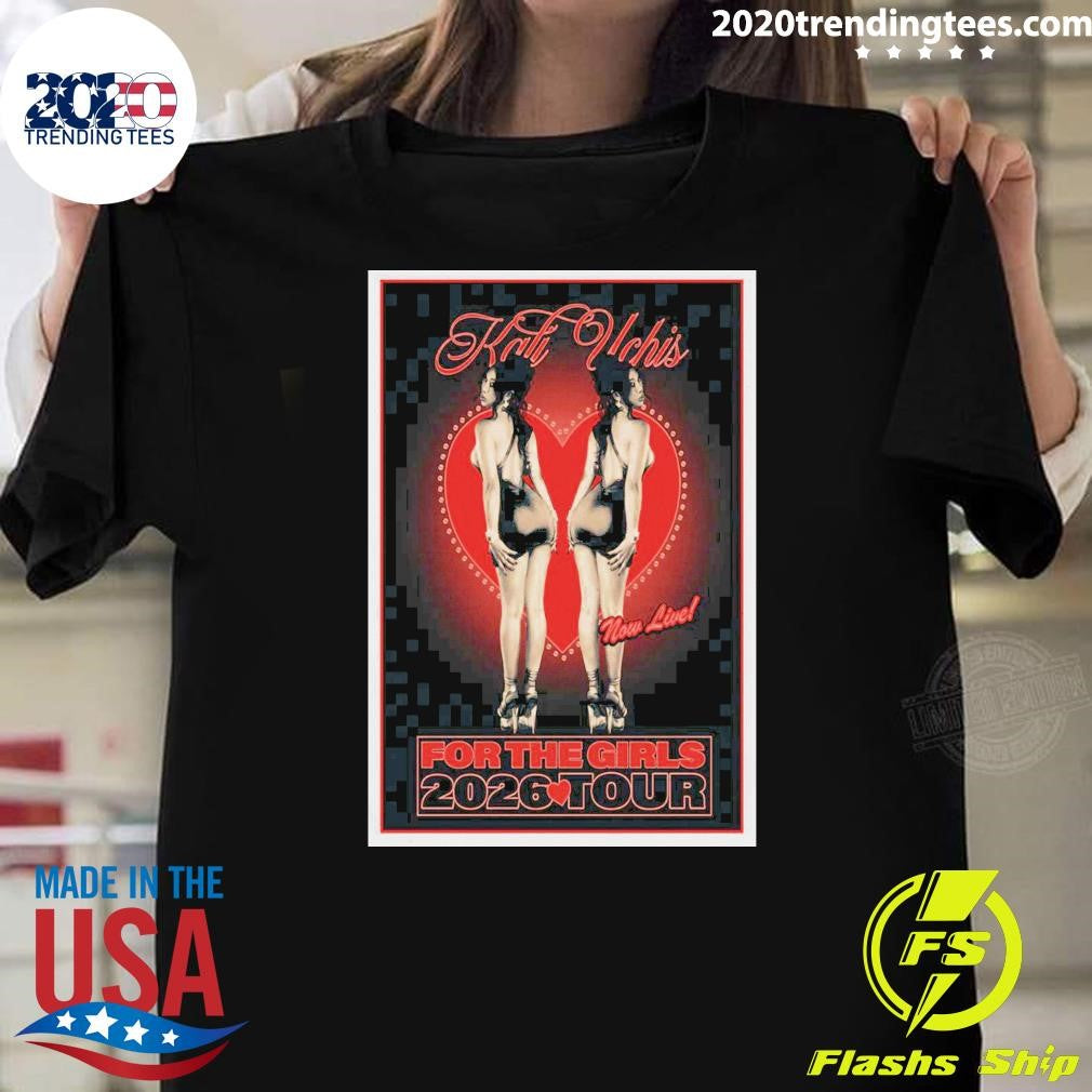 North America Schedule Dates For The Girls 2026 Tour Kali Uchis Shirt Unisex T-shirt, Sweatshirt, Hoodie, Long Sleeve Tee - T-Shirt, Sweatshirt, Hoodie