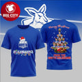 North Melbourne Merry Christmas 2025 Two Sided Shirt Unisex T-shirt, Sweatshirt, Hoodie, Long Sleeve Tee - T-Shirt, Sweatshirt, Hoodie