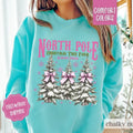 North Pole Tree Farm Comfort Colors Womenswear T-Shirts, Hoodie, Sweatshirt - T-Shirt, Sweatshirt, Hoodie