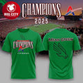 North Texas Mean Green American Conference Champions 2025 Football Two Sided Shirt Unisex T-shirt, Sweatshirt, Hoodie, Long Sleeve Tee - T-Shirt, Sweatshirt, Hoodie