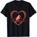 Northern Cardinal Bird Heart Made USA T-Shirts, Hoodie, Sweatshirt - T-Shirt, Sweatshirt, Hoodie