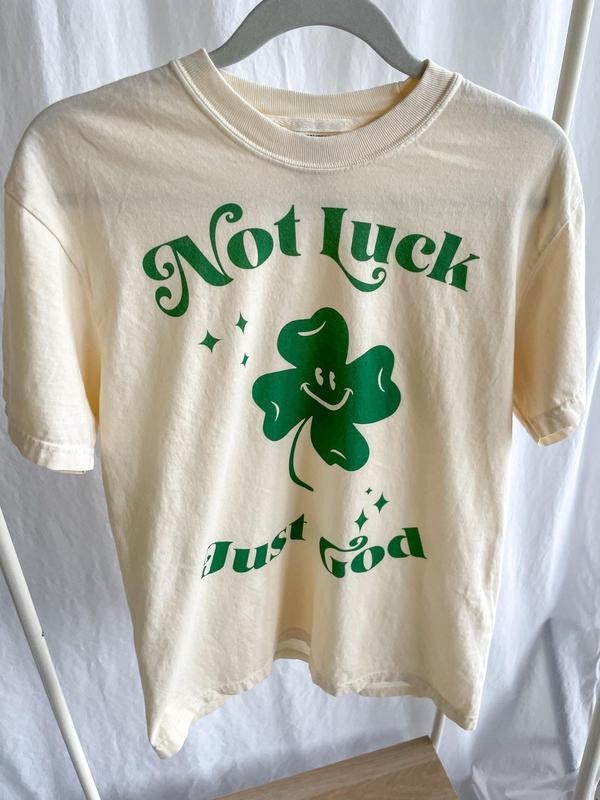 Not Luck Just God Christian Faith Christian Jesus Shirt Religious T-Shirts, Hoodie, Sweatshirt - T-Shirt, Sweatshirt, Hoodie