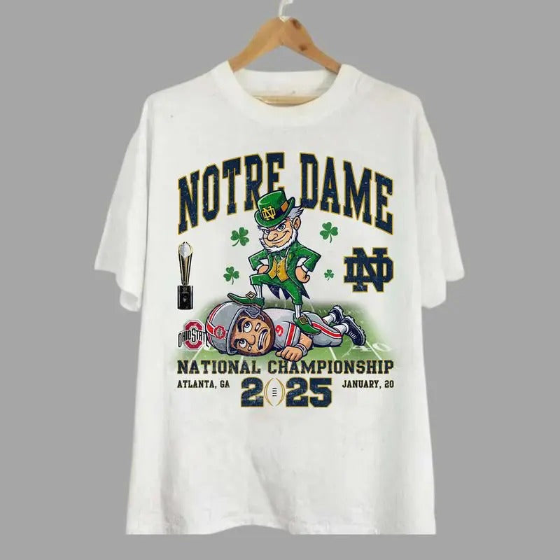 Notre Dame Fighting Irish University Notre Dame 2025 NCAA Champions Vintage Shirt Shirt Ideas T-Shirts, Hoodie, Sweatshirt - T-Shirt, Sweatshirt, Hoodie