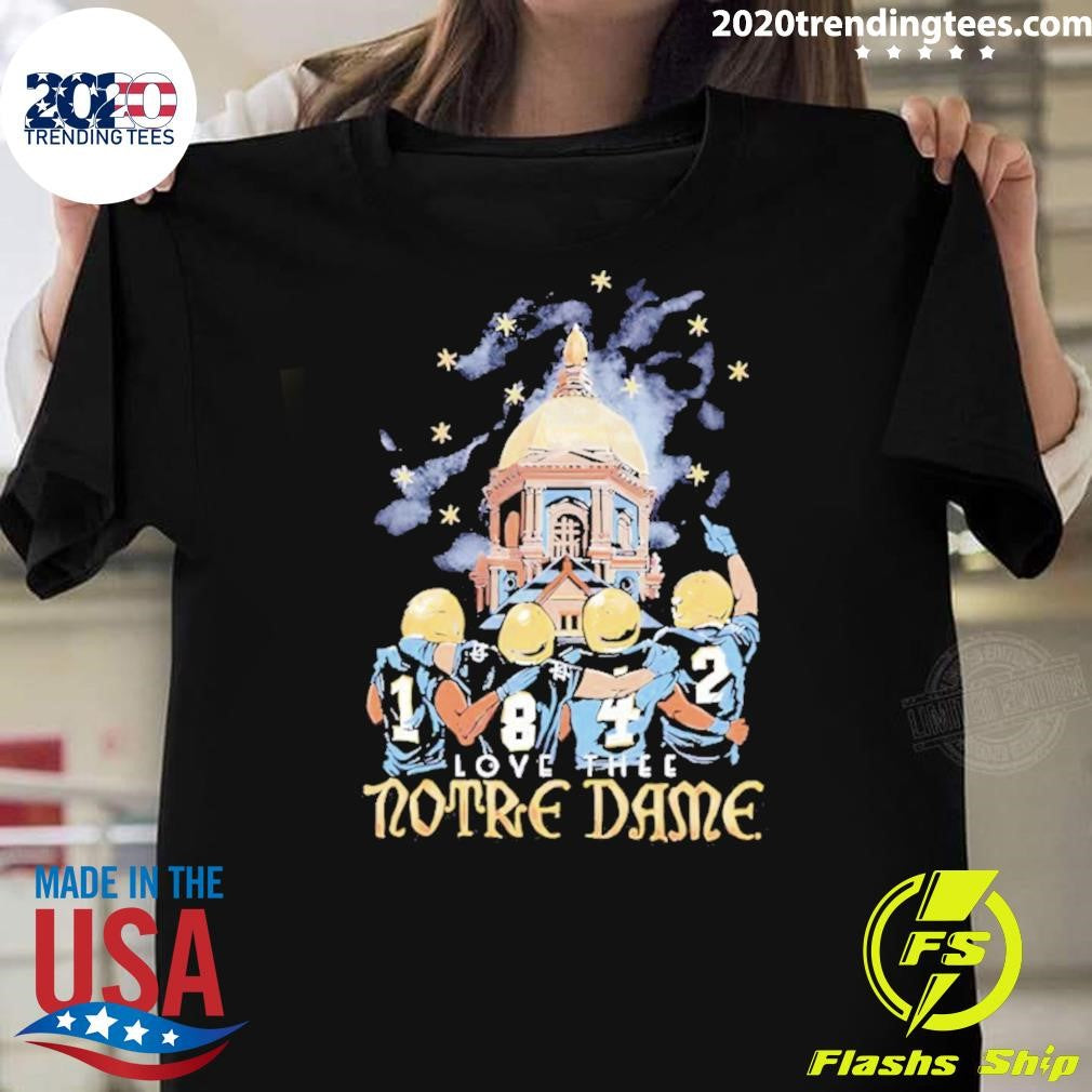 Notre Dame Fighting Irish The Shirt Love Thee Notre Dame 2026 Shirt Unisex T-shirt, Sweatshirt, Hoodie, Long Sleeve Tee - T-Shirt, Sweatshirt, Hoodie