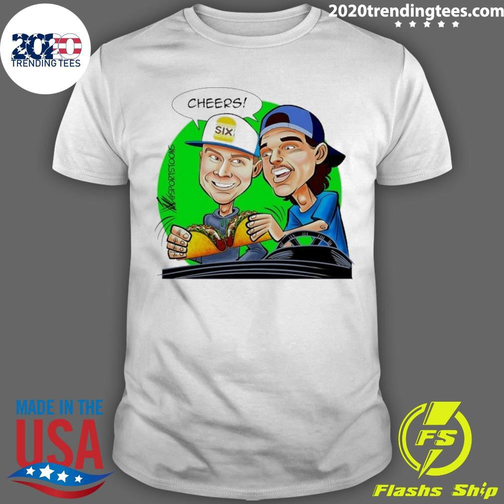 Number Six With Cheese Cheers Two Tacos Shirt Unisex T-shirt, Sweatshirt, Hoodie, Long Sleeve Tee - T-Shirt, Sweatshirt, Hoodie