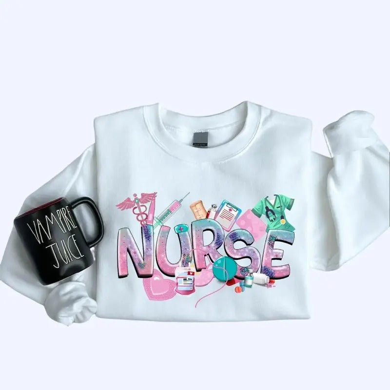 Nurse Doodles Shirts Nurse Week Appreciation Nurse Superhero Nursing Student Shirt Nursing School Shirt RN Nurse Shirt Full Size Full Color Friend T-Shirts, Hoodie, Sweatshirt - T-Shirt, Sweatshirt, Hoodie