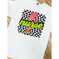 Nurse Neon Checkered Top T-Shirts, Hoodie, Sweatshirt - T-Shirt, Sweatshirt, Hoodie