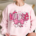Nurse Valentine Coquette Bow Shirt Nurse Valentine Shirt Valentine Valentine Nurse Shirt Nurse Nurse Heart Valentine T-Shirts, Hoodie, Sweatshirt - T-Shirt, Sweatshirt, Hoodie