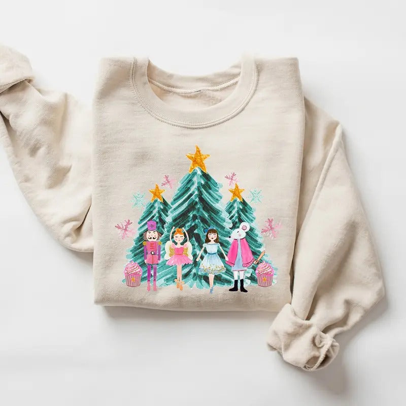 Nutcracker Sugar Plum Fairy Shirt Shirt Xmas Shirt Classic Cotton T-Shirts, Hoodie, Sweatshirt - T-Shirt, Sweatshirt, Hoodie