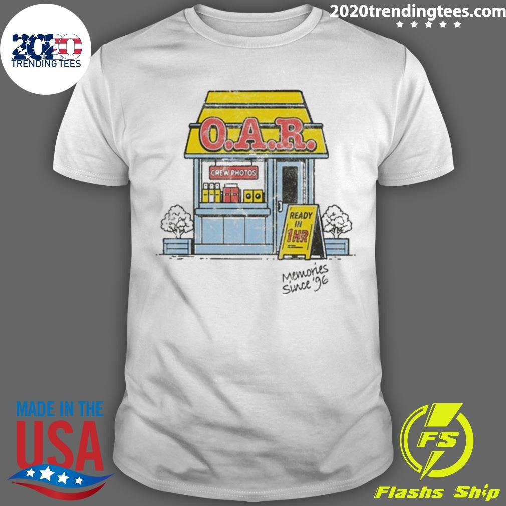 O.A.R Crew Photo Memories Since 96 Tee Shirt Unisex T-shirt, Sweatshirt, Hoodie, Long Sleeve Tee - T-Shirt, Sweatshirt, Hoodie
