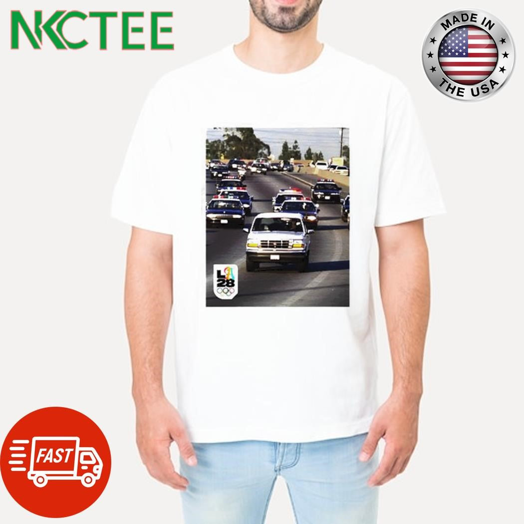 O.J. Simpson LA 2028 Olympic Torch cars shirt Unisex T-shirt, Sweatshirt, Hoodie, Long Sleeve Tee - T-Shirt, Sweatshirt, Hoodie