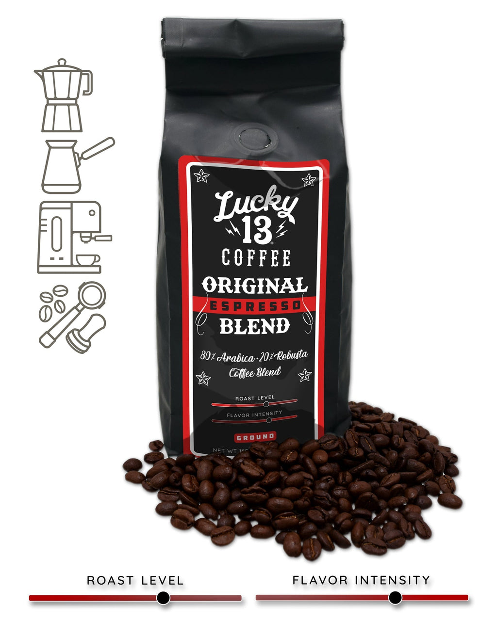 Lucky 13 Espresso Blend T-Shirts, Hoodie, Sweatshirt - T-Shirt, Sweatshirt, Hoodie