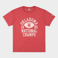 Oklahoma Football 1985 National Champions Disco Logo Vintage Heavyweight Style001 T-Shirts, Hoodie, Sweatshirt - T-Shirt, Sweatshirt, Hoodie