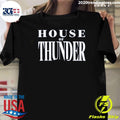 OKC House of Thunder Game 1 2026 Playoff Shirt Unisex T-shirt, Sweatshirt, Hoodie, Long Sleeve Tee - T-Shirt, Sweatshirt, Hoodie