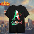 Oakland Athletics Baseball X Mexican Flag Shirt Unisex T-shirt, Sweatshirt, Hoodie, Long Sleeve Tee - T-Shirt, Sweatshirt, Hoodie