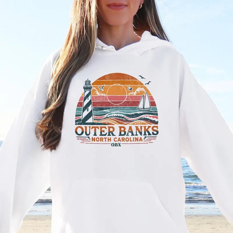 Obx Beach Outer Banks North Carolina Coverup Beach Vacation Nc North Carolina Lover Pogue Life Surf T-Shirts, Hoodie, Sweatshirt - T-Shirt, Sweatshirt, Hoodie