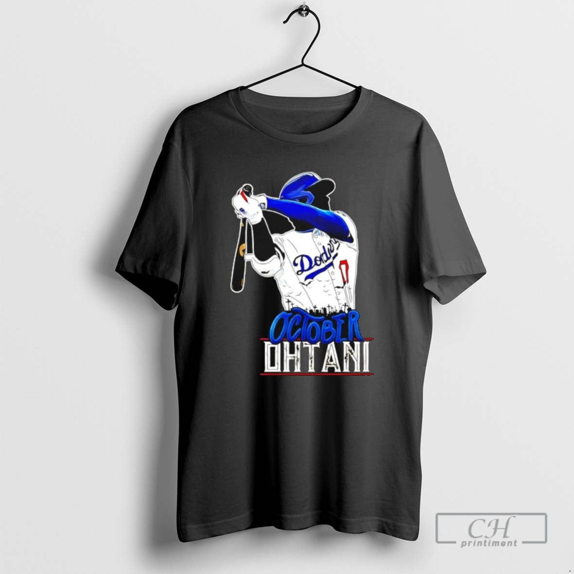 October Ohtani Shohei Ohtani La Dodgers Paint T Shirts Unisex T-shirt, Sweatshirt, Hoodie, Long Sleeve Tee - T-Shirt, Sweatshirt, Hoodie