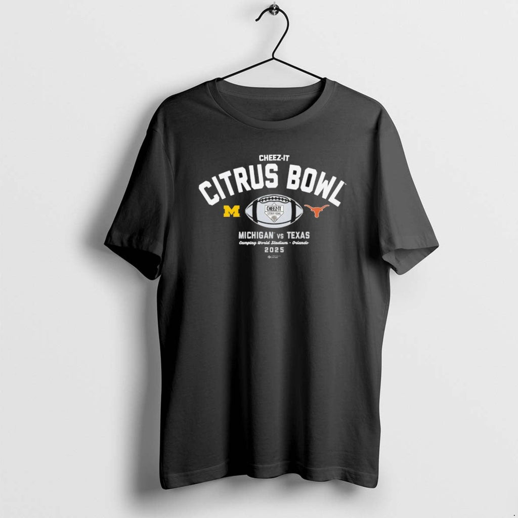 Official 2025 Cheez Citrus Bowl Michigan Wolverines Vs Texas Longhorns Logo T-Shirts, Hoodie, Sweatshirt - T-Shirt, Sweatshirt, Hoodie