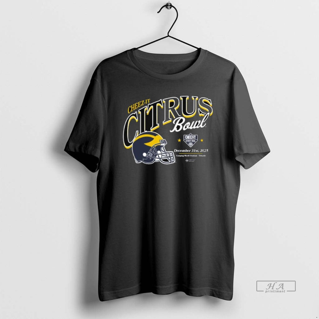 Official 2025 Cheez Citrus Bowl Michigan December 31st 2025 Helmet Long Sleve T-Shirts, Hoodie, Sweatshirt - T-Shirt, Sweatshirt, Hoodie