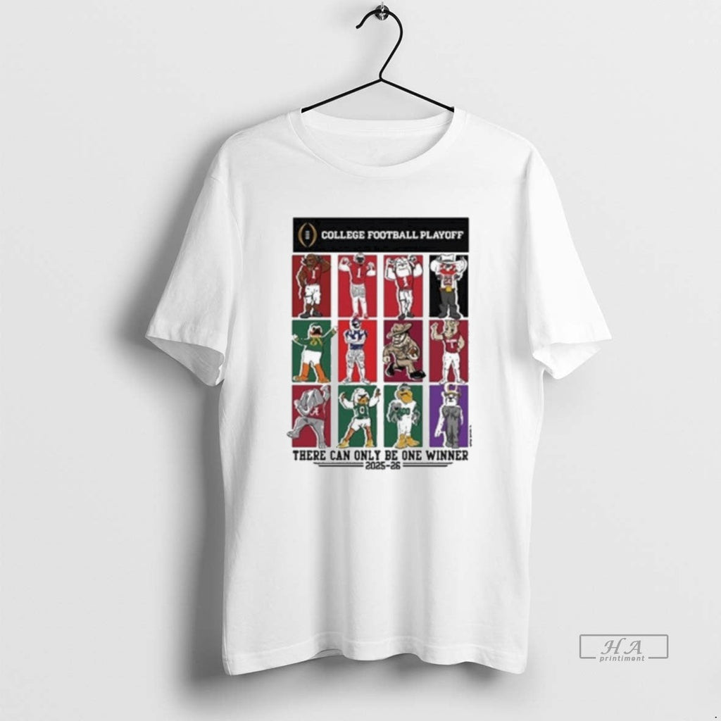 Official 2025 College Football Playoff 12 Team Mascots T-Shirts, Hoodie, Sweatshirt - T-Shirt, Sweatshirt, Hoodie