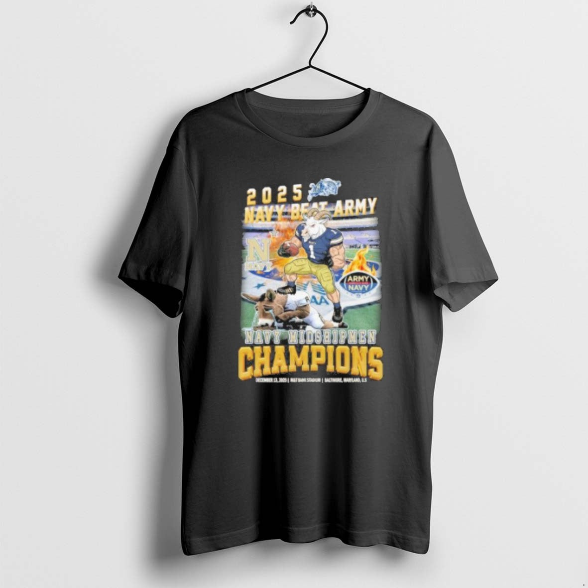 Official 2025 Navy Beat Army Mascot Navy Midshipmen Champions T-Shirts, Hoodie, Sweatshirt - T-Shirt, Sweatshirt, Hoodie