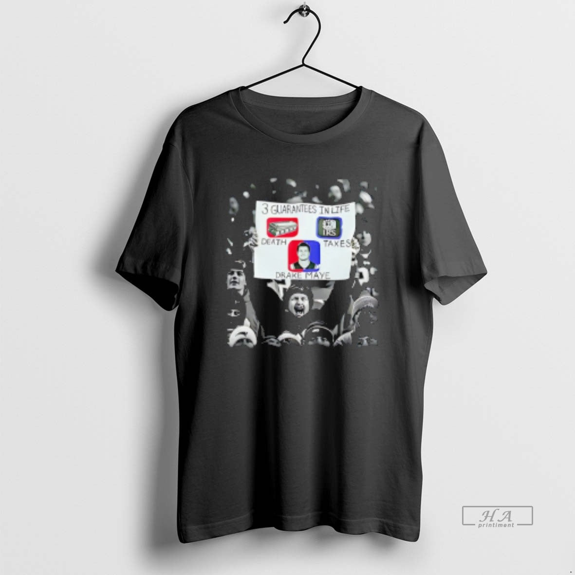 Official 3 Guarantees Life Death Texas Drake Maye T-Shirts, Hoodie, Sweatshirt - T-Shirt, Sweatshirt, Hoodie