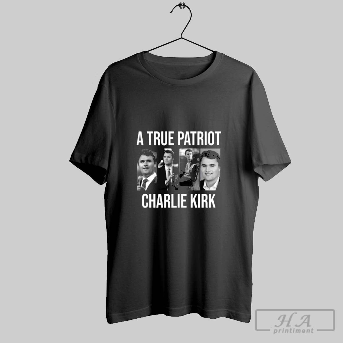 Official A True Patriot Charlie Kirk Assassination Unisex T-shirt, Sweatshirt, Hoodie, Long Sleeve Tee - T-Shirt, Sweatshirt, Hoodie