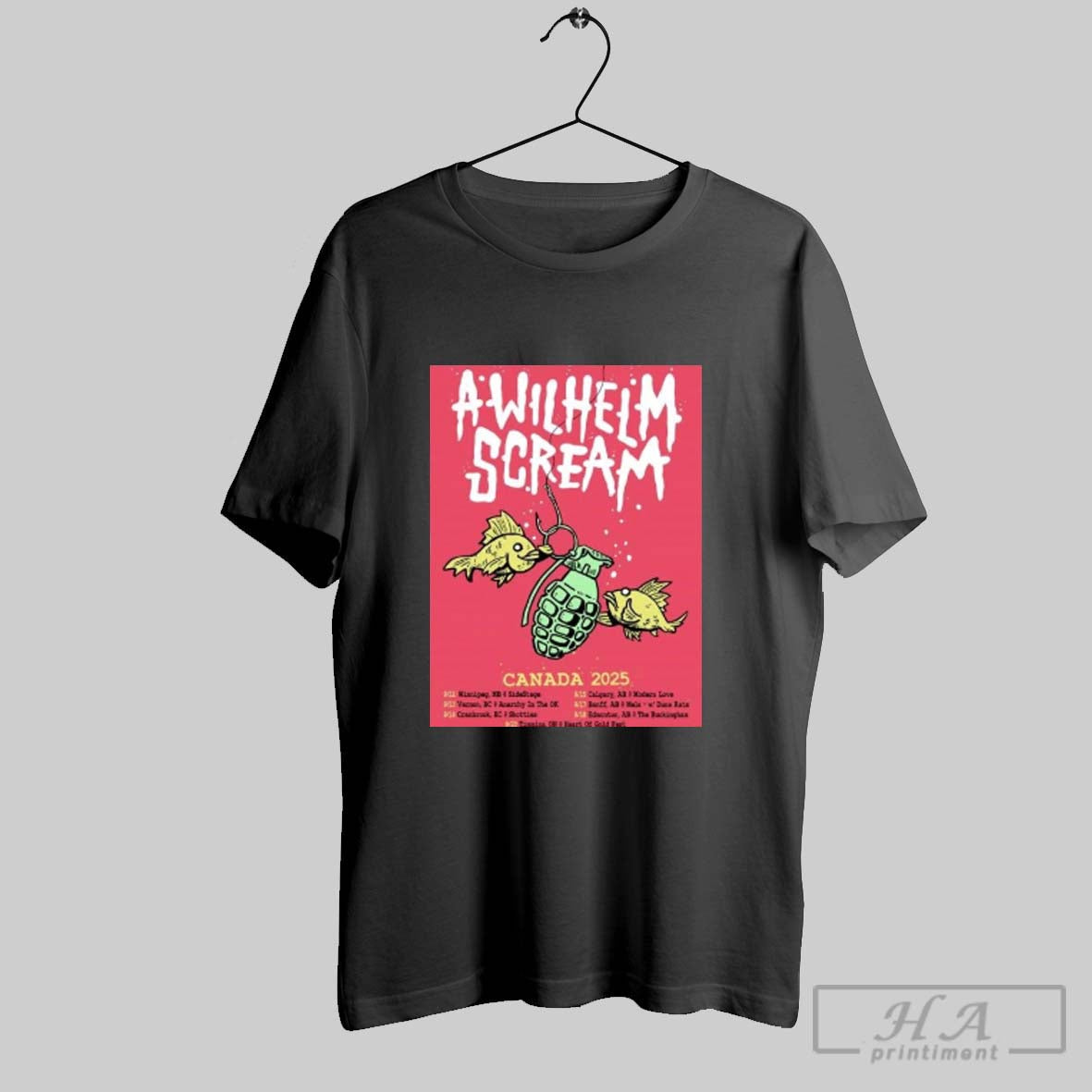 Official A Wilhelm Scream Canada 2025 Unisex T-shirt, Sweatshirt, Hoodie, Long Sleeve Tee - T-Shirt, Sweatshirt, Hoodie