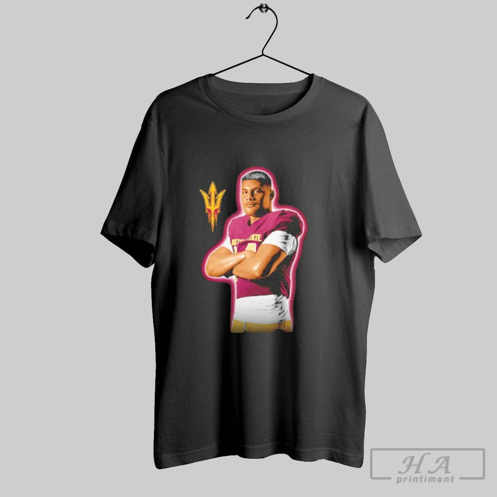 Official Aaron Ia Arizona State Sun Devils Portrait Unisex T-shirt, Sweatshirt, Hoodie, Long Sleeve Tee - T-Shirt, Sweatshirt, Hoodie