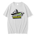 Official Adaptive Power Outrigger Paddler Kayak Adjust React Execute 2026 Watersports White T Shirts - T-Shirt, Sweatshirt, Hoodie
