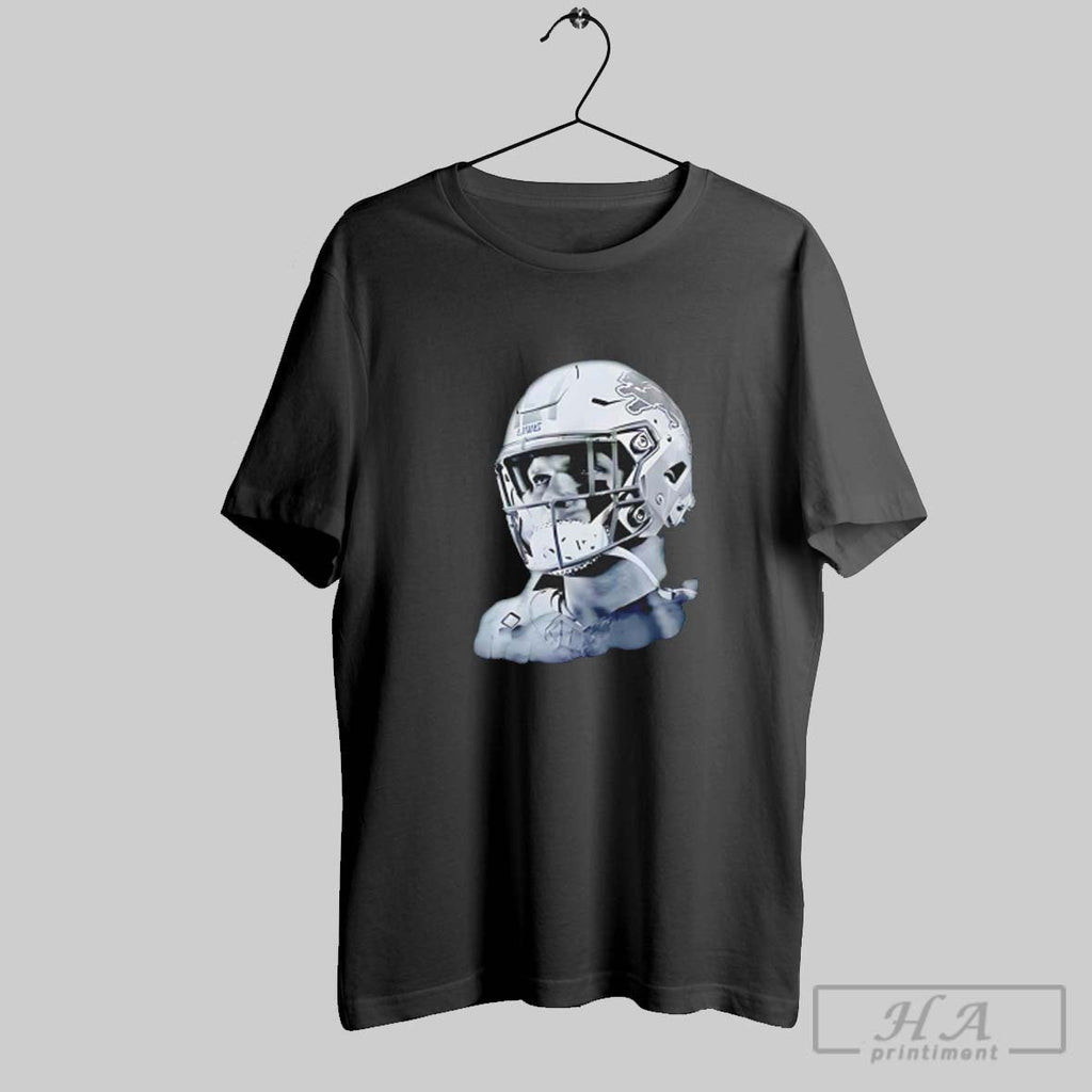 Official Aidan Hutchinson Detroit Lions Charcoal House Of Hutch Game Face Unisex T-shirt, Sweatshirt, Hoodie, Long Sleeve Tee - T-Shirt, Sweatshirt, Hoodie