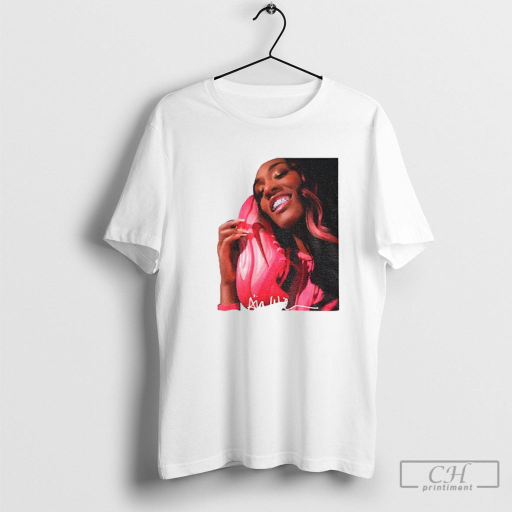 Official Aja 22 Wilson Pink Hair Shirt Unisex T-shirt, Sweatshirt, Hoodie, Long Sleeve Tee - T-Shirt, Sweatshirt, Hoodie