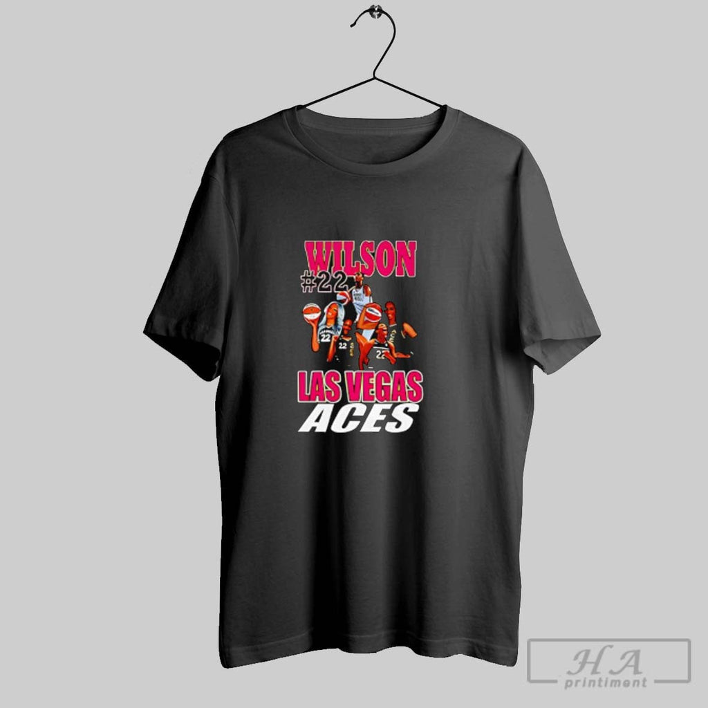 Official Aja Wilson 22 Aces Basketball Player Graphic Unisex T-shirt, Sweatshirt, Hoodie, Long Sleeve Tee - T-Shirt, Sweatshirt, Hoodie