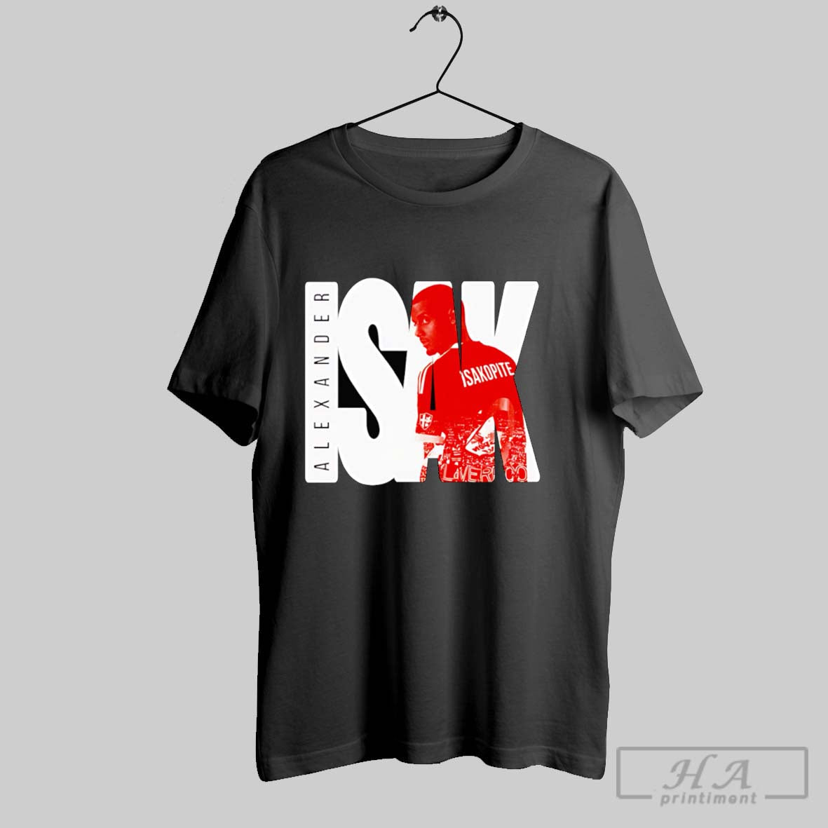 Official Alexander Isak Liverpools Number 9 Unisex T-shirt, Sweatshirt, Hoodie, Long Sleeve Tee - T-Shirt, Sweatshirt, Hoodie