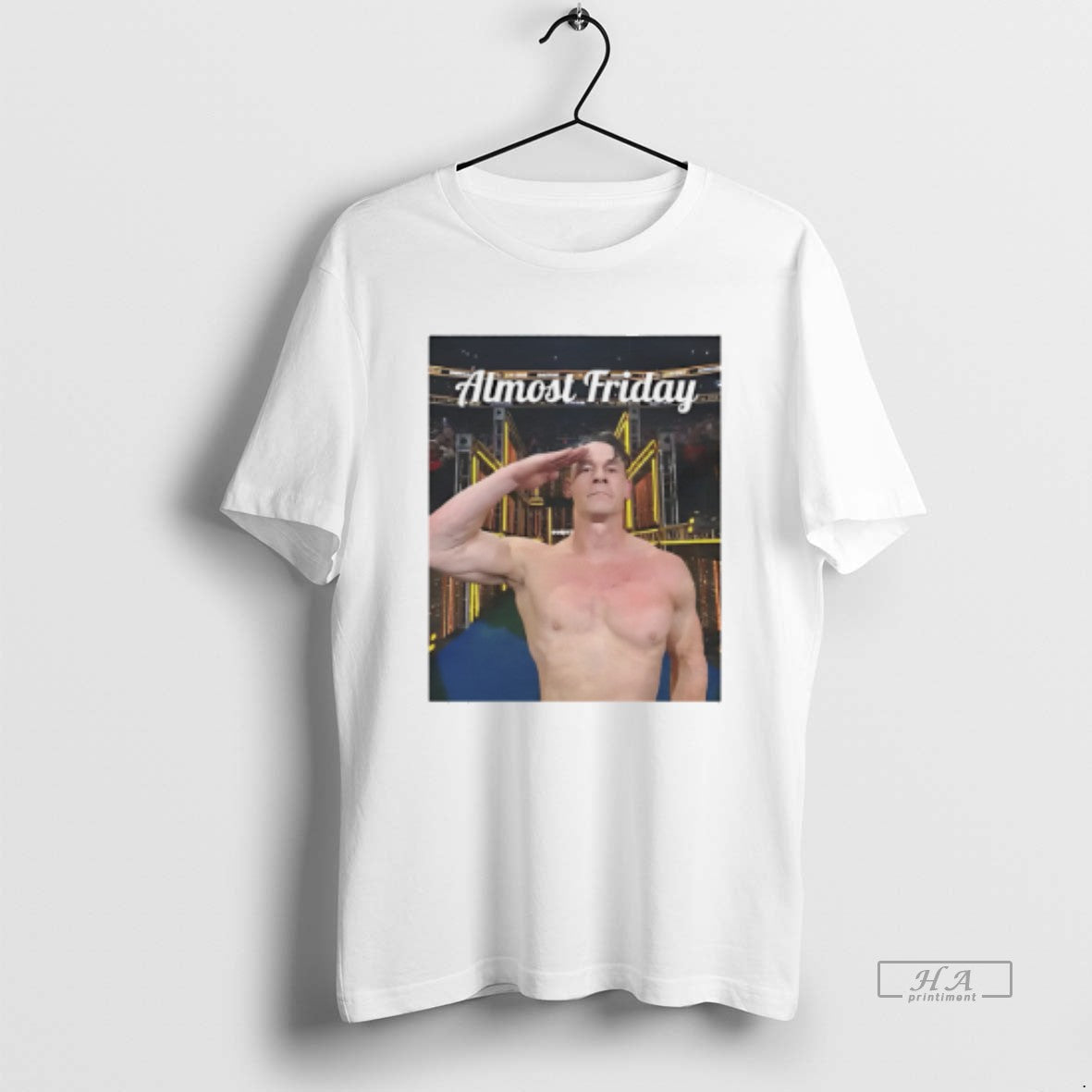 Official Almost Friday John Cena Salute T-Shirts, Hoodie, Sweatshirt - T-Shirt, Sweatshirt, Hoodie