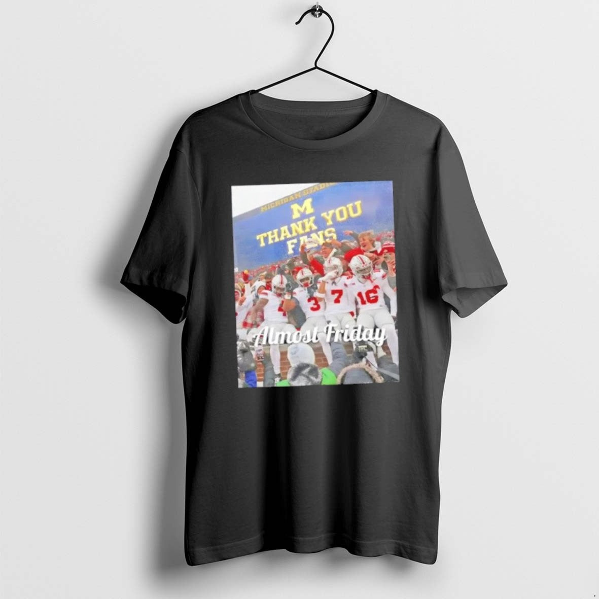 Official Almost Friday Michigan Stadium Thank You Fans T-Shirts, Hoodie, Sweatshirt - T-Shirt, Sweatshirt, Hoodie