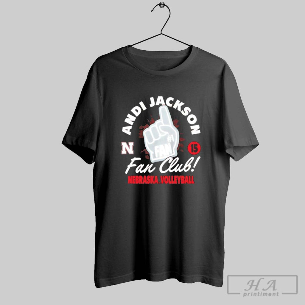Official Andi Jackson Fan Club Nebraska Huskies Unisex T-shirt, Sweatshirt, Hoodie, Long Sleeve Tee - T-Shirt, Sweatshirt, Hoodie
