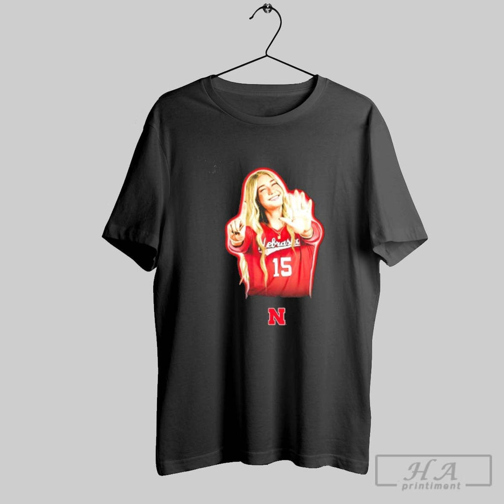 Official Andi Jackson Nebraska Huskers Portrait Unisex T-shirt, Sweatshirt, Hoodie, Long Sleeve Tee - T-Shirt, Sweatshirt, Hoodie