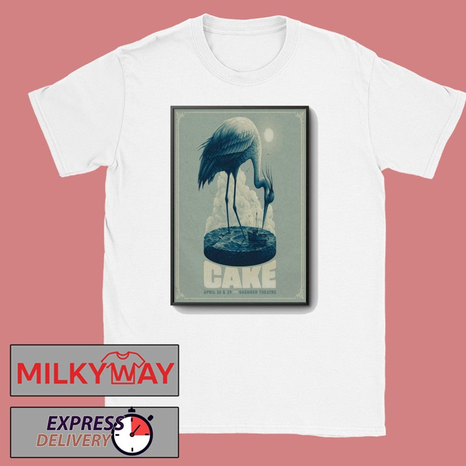 April 29 2026 LIMITED CAKE Band Poster New Orleanes Tour shirt Unisex T-shirt, Sweatshirt, Hoodie, Long Sleeve Tee - T-Shirt, Sweatshirt, Hoodie