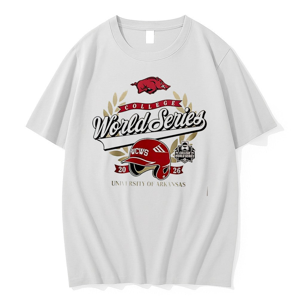 Official Arkansas Razorbacks Softball 2026 Womens College World Series Helmet Tee T Shirts - T-Shirt, Sweatshirt, Hoodie
