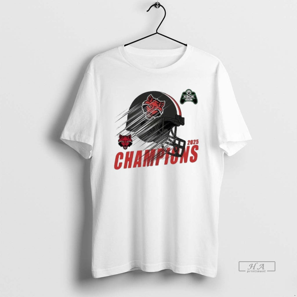 Official Arkansas State Red Wolves Football 2025 Xbox Bowl Champions Helmet T-Shirts, Hoodie, Sweatshirt - T-Shirt, Sweatshirt, Hoodie