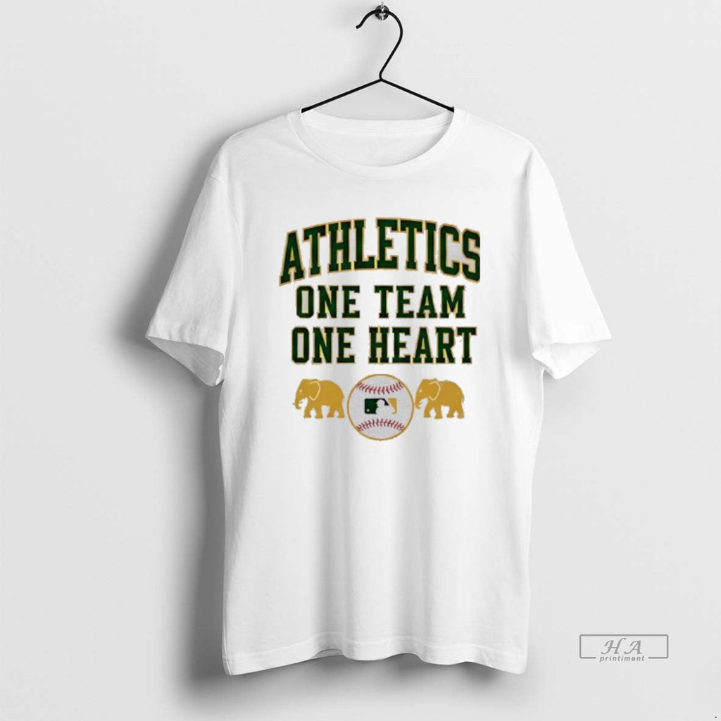 Official Athletics One Team One Heart Mlb T-Shirts, Hoodie, Sweatshirt - T-Shirt, Sweatshirt, Hoodie