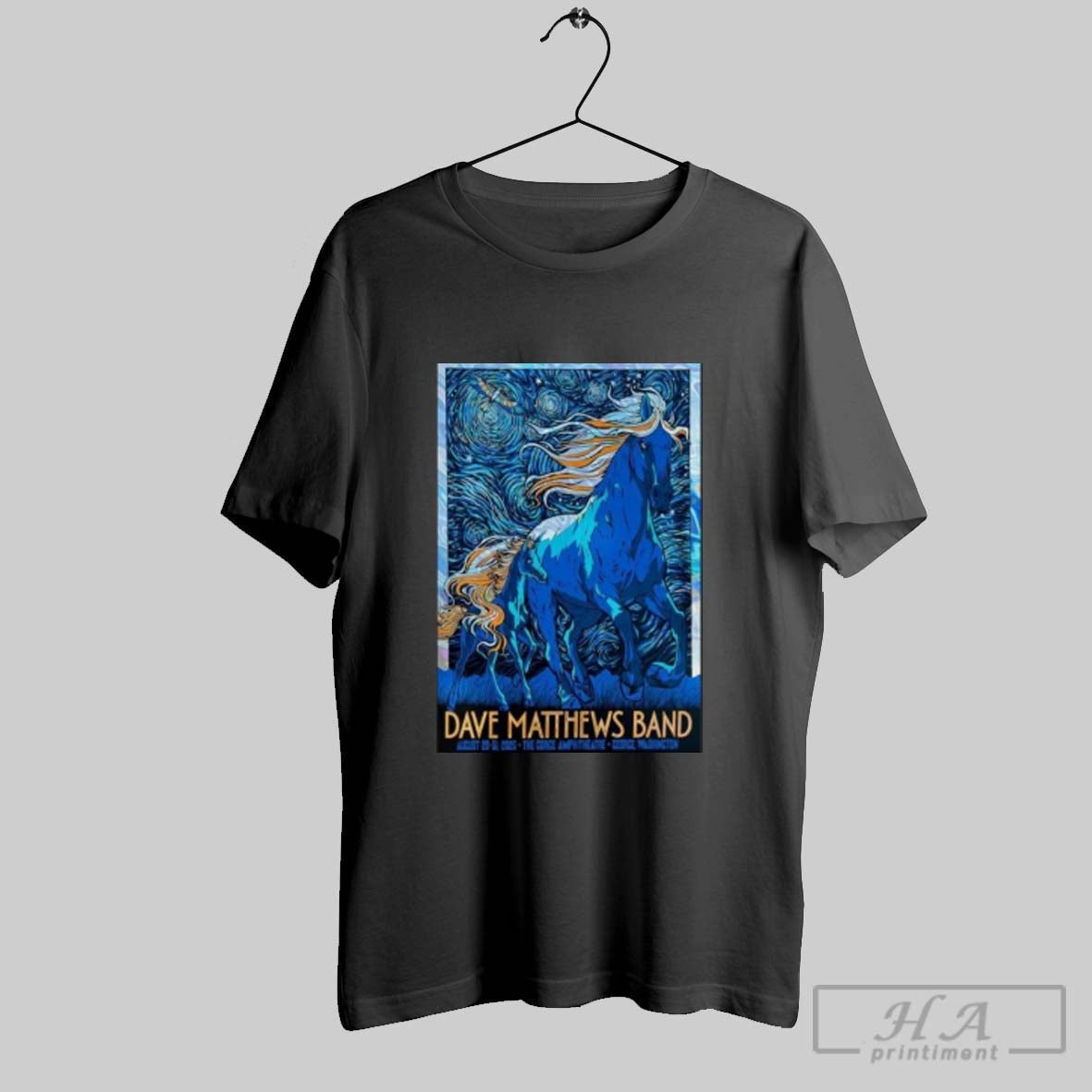 Official Aug 29 31 2025 Dave Matthews Band Poster Gorge Wa Unisex T-shirt, Sweatshirt, Hoodie, Long Sleeve Tee - T-Shirt, Sweatshirt, Hoodie