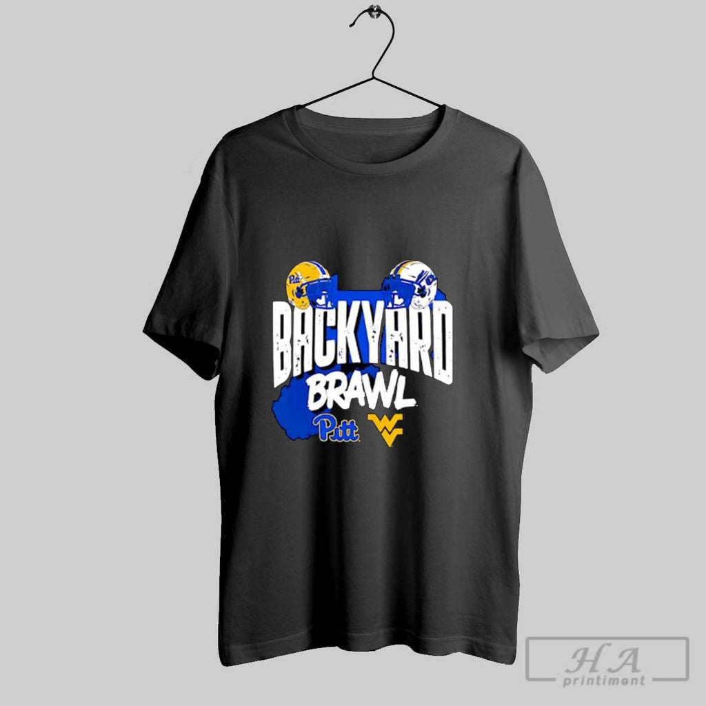Official Backyard Brawl Pitt Football Rivalry College Sports Posters Black Unisex T-shirt, Sweatshirt, Hoodie, Long Sleeve Tee - T-Shirt, Sweatshirt, Hoodie