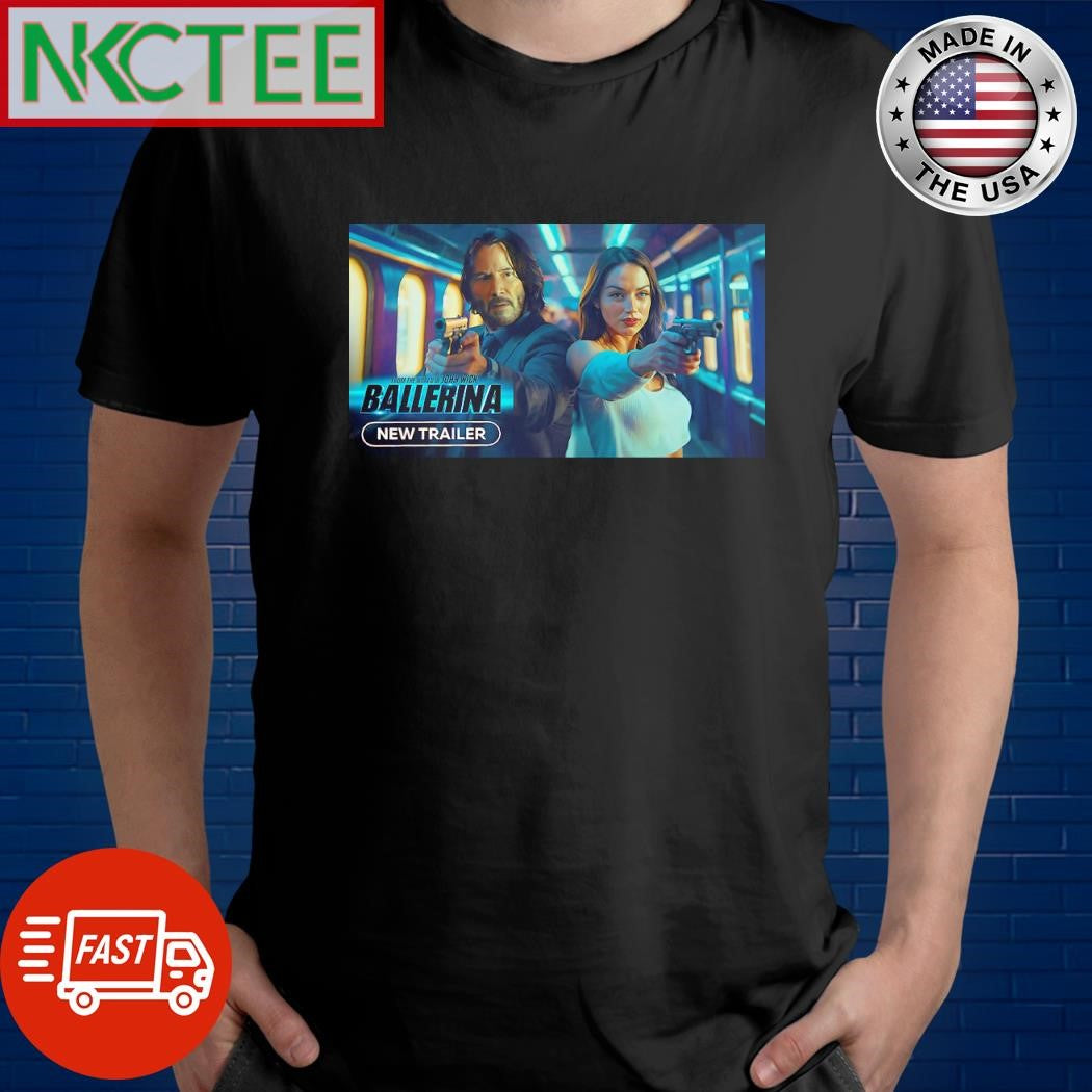 Official Ballerina 2025 John Wick shirt Unisex T-shirt, Sweatshirt, Hoodie, Long Sleeve Tee - T-Shirt, Sweatshirt, Hoodie