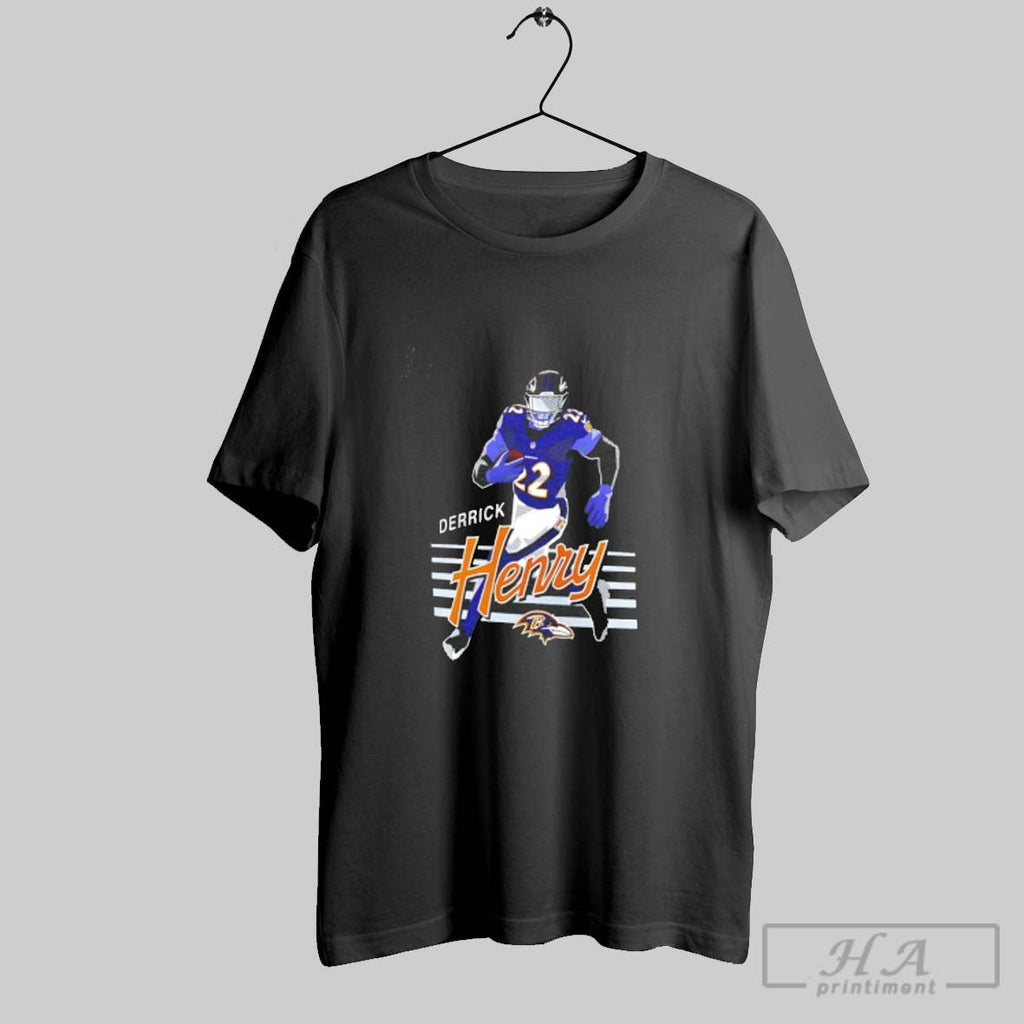 Official Baltimore Ravens Derrick Henry Illustrative Pack Unisex T-shirt, Sweatshirt, Hoodie, Long Sleeve Tee - T-Shirt, Sweatshirt, Hoodie