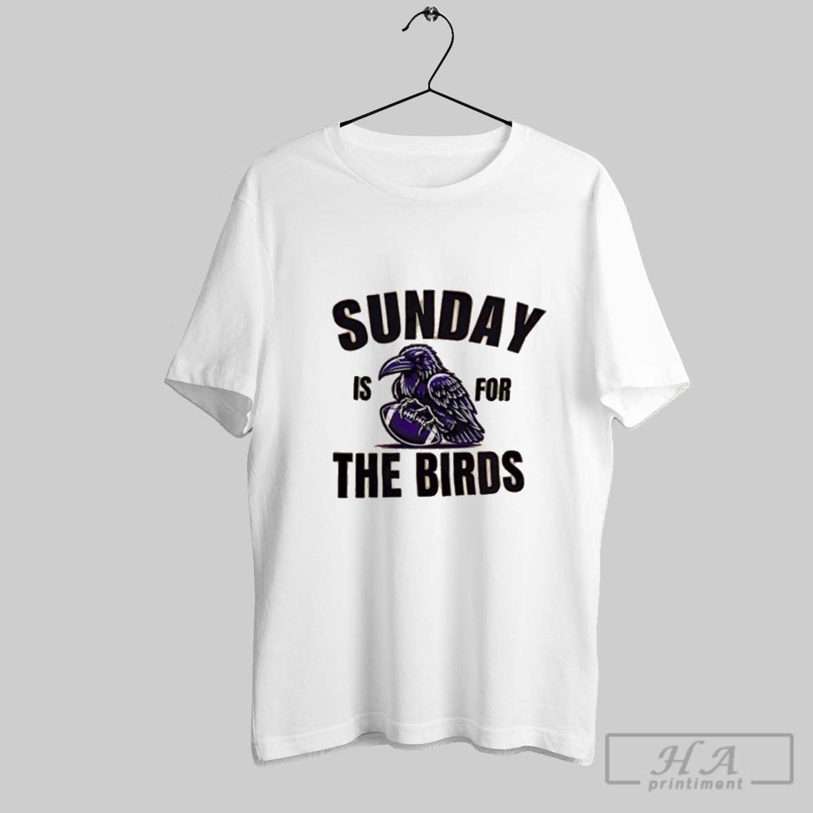 Official Baltimore Ravens Sunday Is For The Bird Unisex T-shirt, Sweatshirt, Hoodie, Long Sleeve Tee - T-Shirt, Sweatshirt, Hoodie